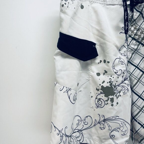 Maui And Sons Short Swimwear Size 34 Men’s Board lion/splash Drawstring - Picture 4 of 10